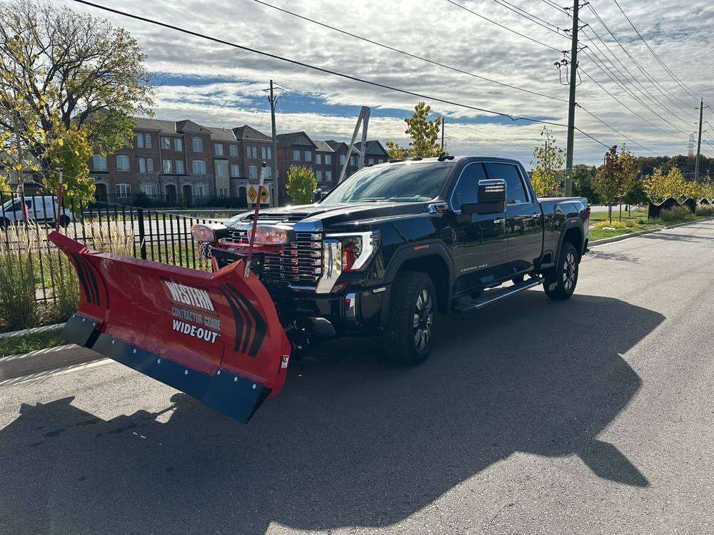 MH Property Services plow truck