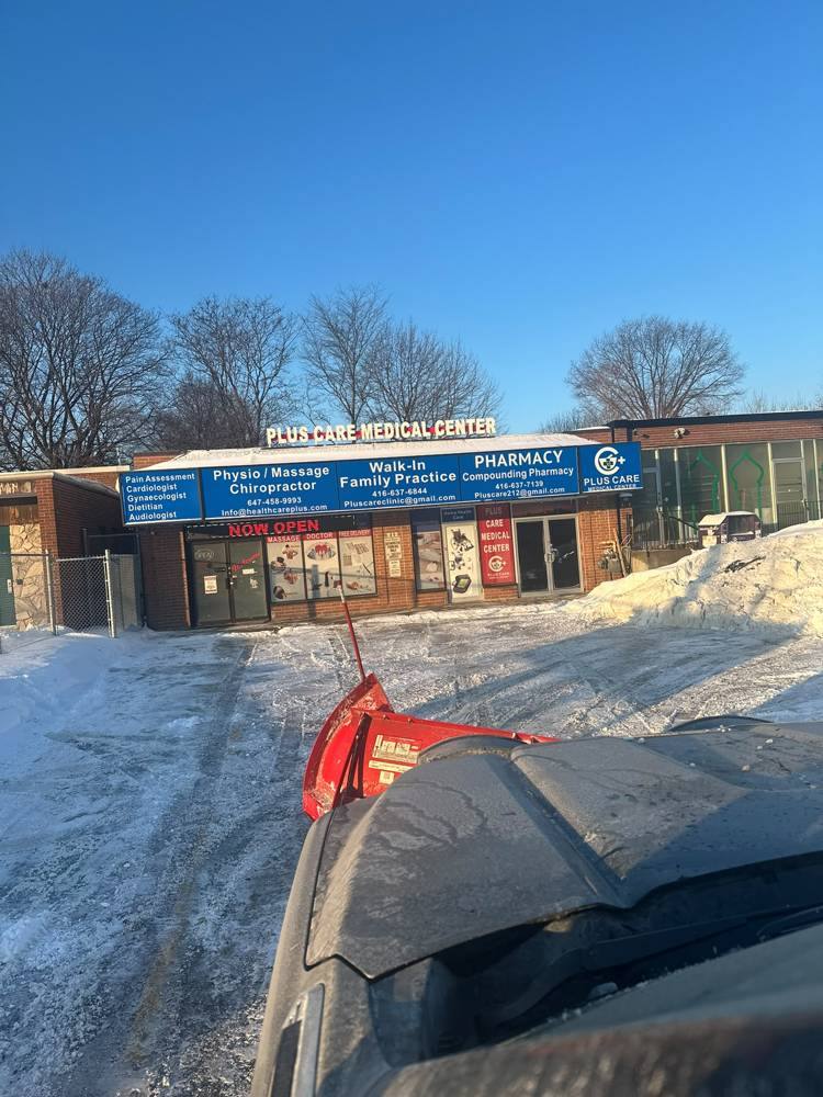 MH Property Services snow removal work
