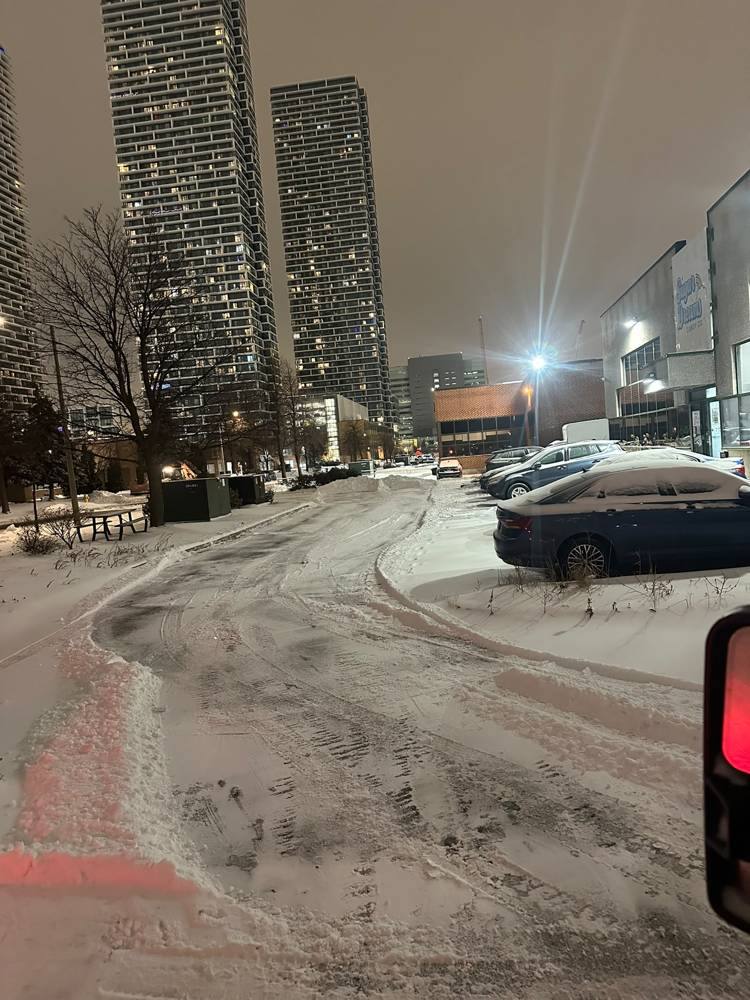 MH Property Services snow removal work