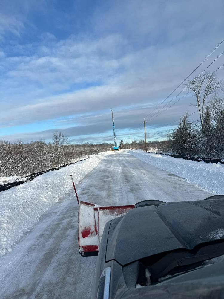 MH Property Services snow removal work