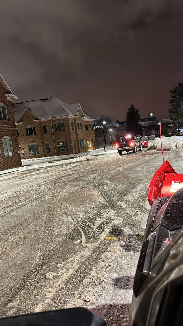 MH Property Services snow removal work