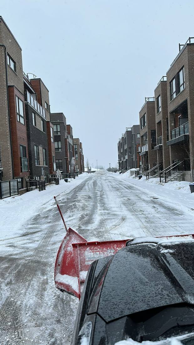 MH Property Services snow removal work